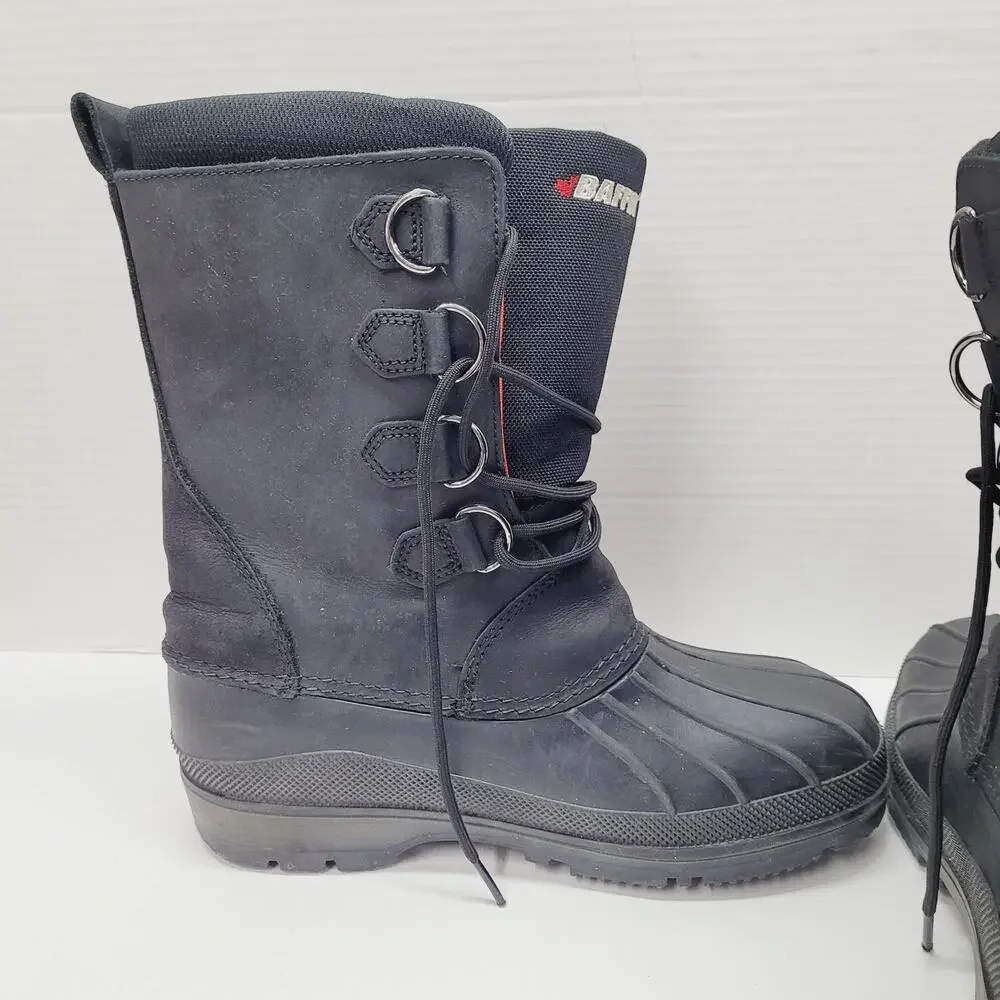 Women's Baffin Cambrian Snow Winter Boots Black Size 8 Made in Canada